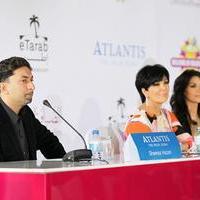 Kim Kardashian and Kris Jenner at the press conference for the launch of Millions Of Milkshakes | Picture 101686